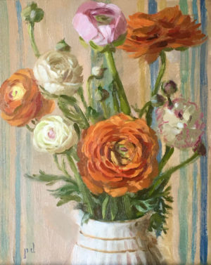 To Tell of how the Sun Rose oil painting copyright 2021 by Peter Dickison