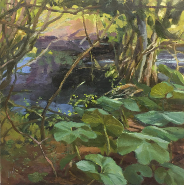 Nature's Primal Sanity oil painting copyright 2021 by Peter Dickison