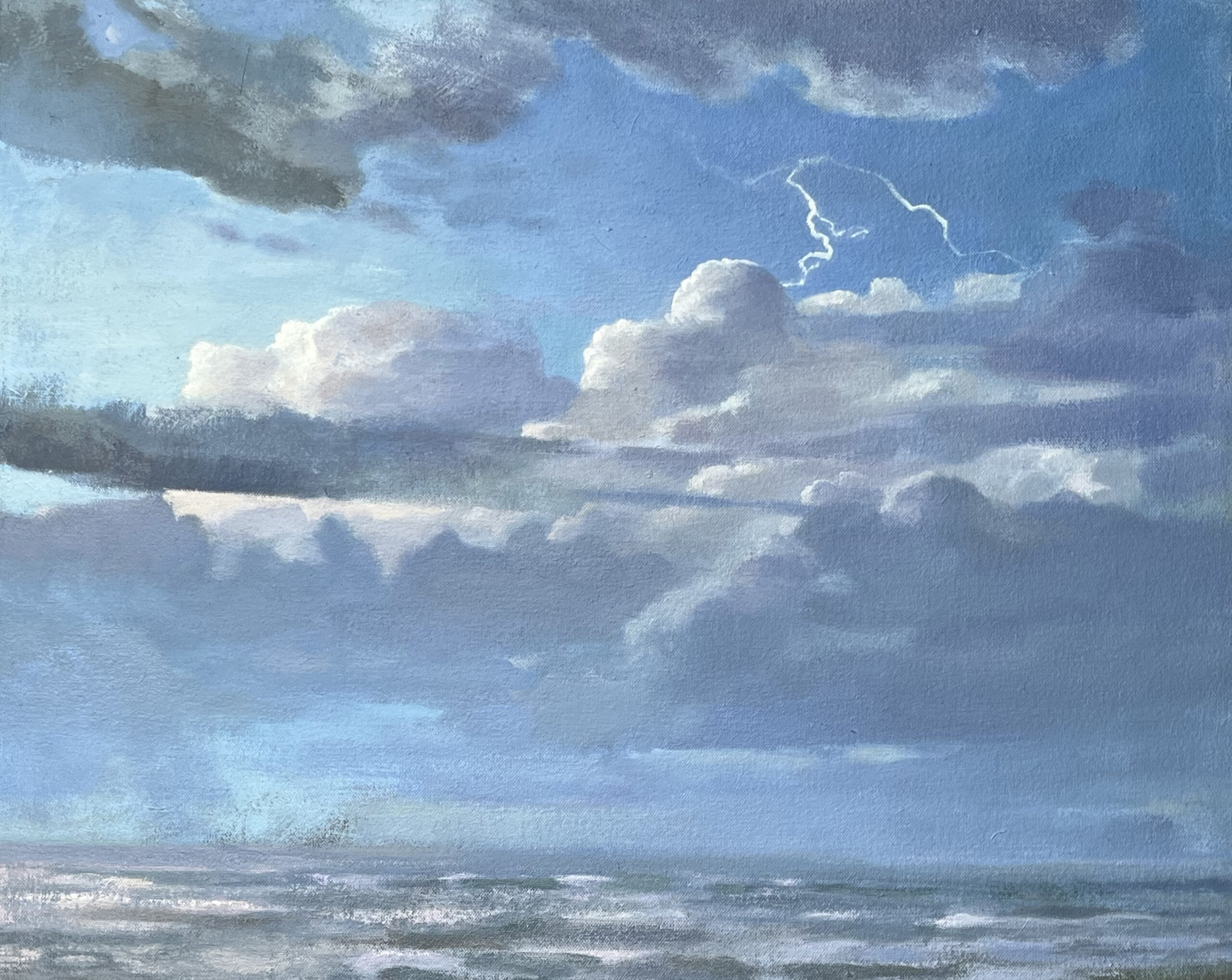 High Energy oil painting by Peter Dickison copyright 2025